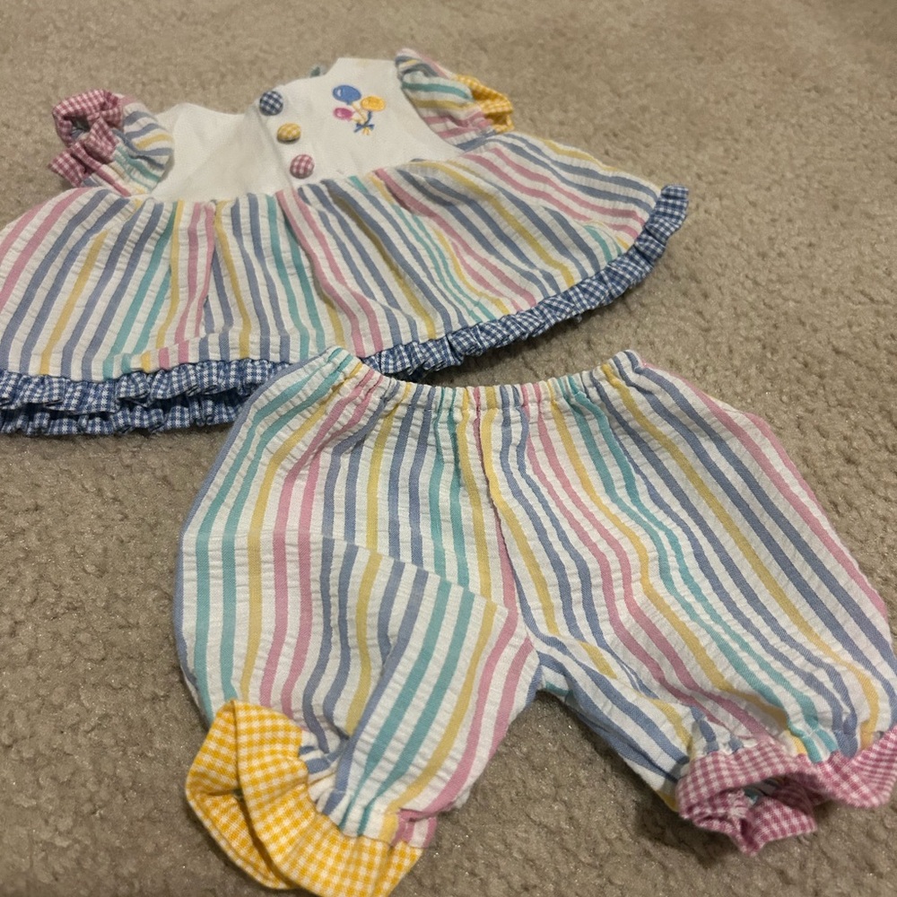 American girl bitty baby circus outfit
